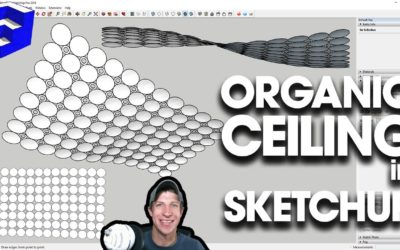 Creating an ORGANIC CURVED CEILING in SketchUp
