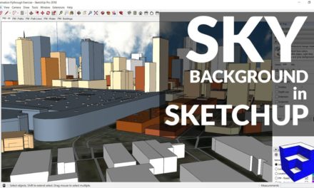 Quickly add a BACKGROUND IMAGE in SketchUp!