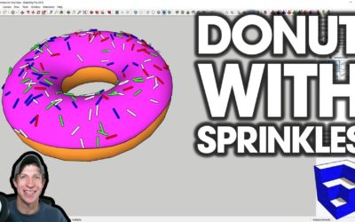 Modeling a Donut WITH SPRINKLES in SketchUp