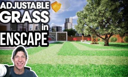 ADJUSTABLE PHOTOREALISTIC GRASS in Enscape 2.4 – New Feature Tutorial