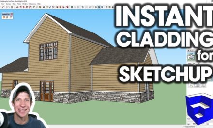 INSTANT CLADDING in SketchUp! (Extension Introduction)