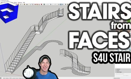 EASY STAIRS IN SKETCHUP with S4U Stair!