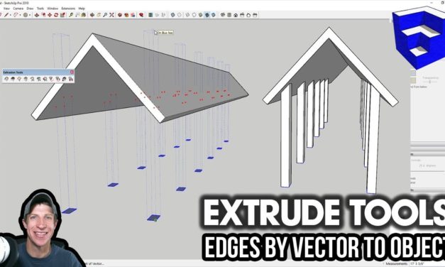 EXTRUDE TOOLS TUTORIAL – Extrude by Vector to Object