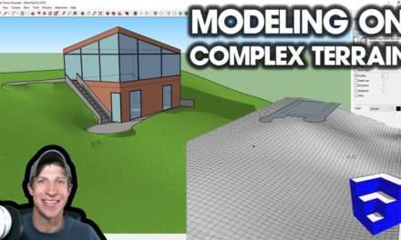 MODELING ON COMPLEX TERRAIN in SketchUp