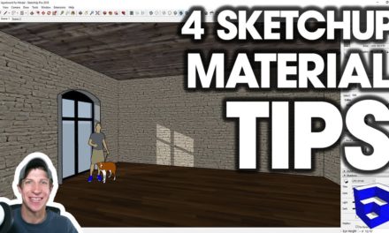 4 TIPS FOR EDITING MATERIALS in SketchUp