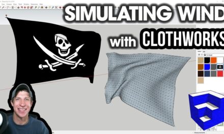SIMULATING WIND in Clothworks for SketchUp