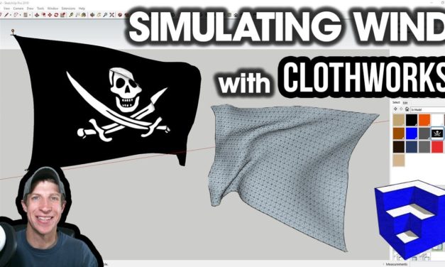 SIMULATING WIND in Clothworks for SketchUp
