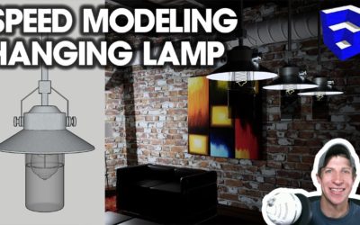 MODELING A HANGING LIGHT in SketchUp