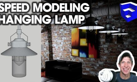 MODELING A HANGING LIGHT in SketchUp