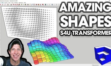 AMAZING SHAPE TRANSFORMATIONS in SketchUp with S4U Transformer