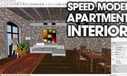 SKETCHUP SPEED MODELING – Interior Apartment