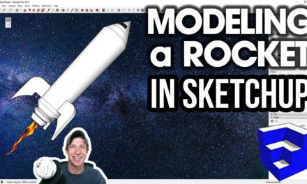 Modeling a ROCKET SHIP in SketchUp