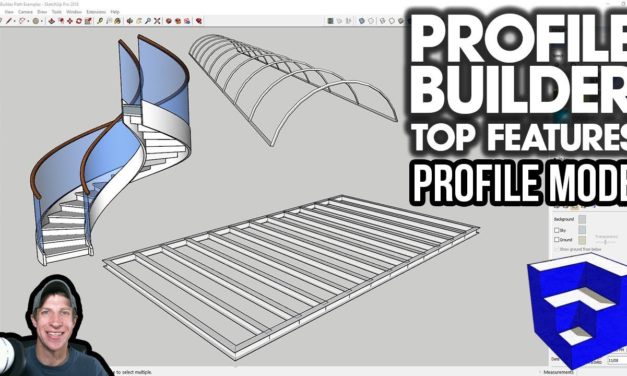 Profile Builder for SketchUp – TOP 8 FEATURES for Profiles