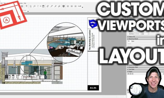 CREATING A CUSTOM ROUND VIEWPORT in Layout for SketchUp with Clipping Planes