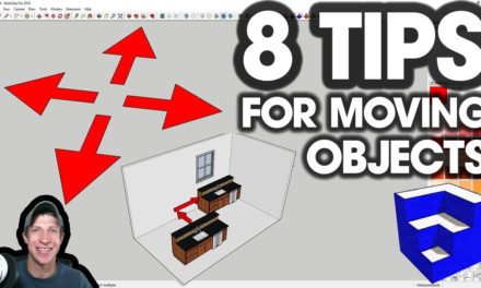 8 Tips for MOVING OBJECTS PRECISELY in SketchUp