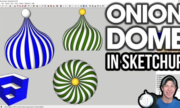 Modeling an ONION DOME in SketchUp