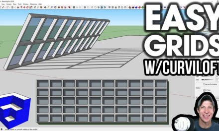 EASY GRIDS in SKETCHUP with Curviloft and Multiple Offset