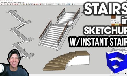 EASY STAIRS in SketchUp with Instant Stair