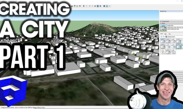 Modeling a CITY in SketchUp Part 1 – Roads and Buildings with Placemaker
