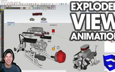 Creating an EXPLODED 3D ANIMATION with Animator for SketchUp