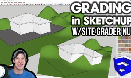 GRADING in SketchUp with Site Grader NUI