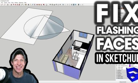 How to Fix FLASHING FACES in SketchUp