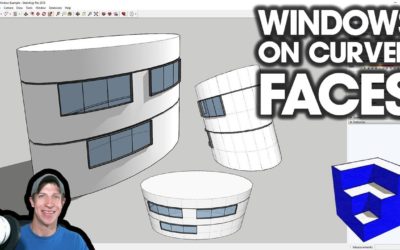 Modeling Windows ON CURVED FACES in SketchUp – Extension Workflow Tutorial