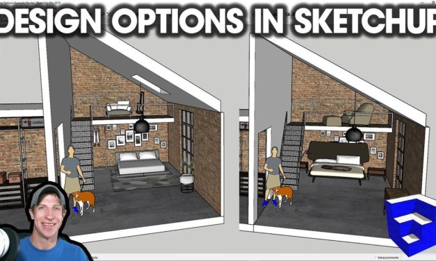 Showing Multiple Furniture Options in SketchUp – INTERIOR DESIGN TUTORIAL