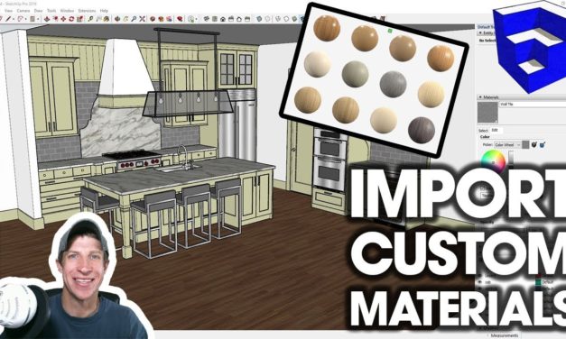 Creating CUSTOM MATERIALS in SketchUp