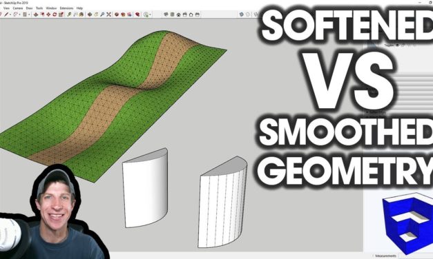 SOFTENED VS SMOOTHED Edges in SketchUp – What’s the Difference?