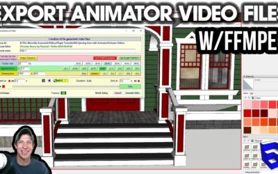 Export Videos from SketchUp and Animator with FFMPEG – Install Instructions!