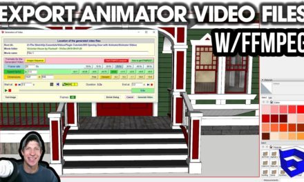 Export Videos from SketchUp and Animator with FFMPEG – Install Instructions!