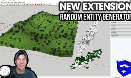 Randomly Placing Objects in SketchUp with this FREE NEW Extension – Random Entity Generator!