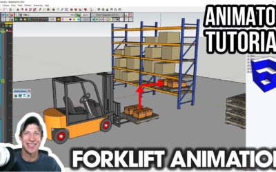 Creating a FORKLIFT ANIMATION in SketchUp with Animator