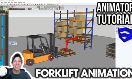 Creating a FORKLIFT ANIMATION in SketchUp with Animator