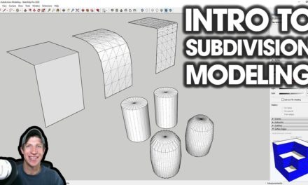 Intro to SUBDIVISION MODELING in SketchUp