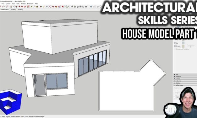 HOUSE MODELING in SketchUp Part 1 – Setup and Windows