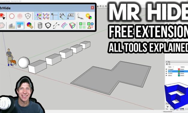 Toolbar for HIDDEN TOOLS? Check Out the Mr Hide Extension for SketchUp!