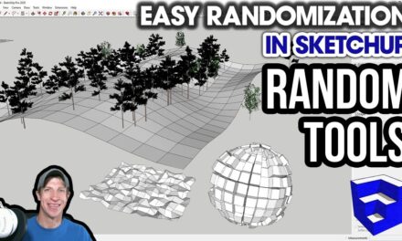 RANDOMIZING OBJECTS in SketchUp with Random Tools – FREE EXTENSION TUTORIAL!