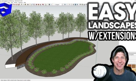 Easy LANDSCAPES in SketchUp with FREE EXTENSIONS!
