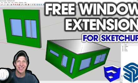 FREE Window Extension for SketchUp? Testing MAJ Window!