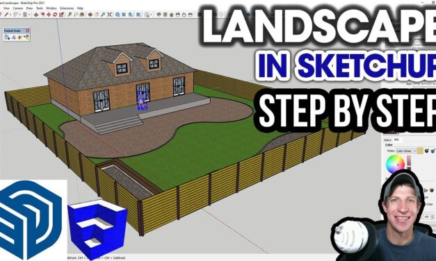 How to Model a Landscape in SketchUp – STEP BY STEP Tutorial