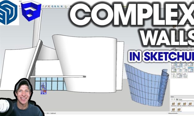 Modeling Complex Walls in SketchUp