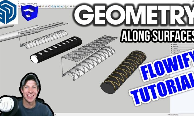 Bending Geometry ALONG CURVED SURFACES with Flowify