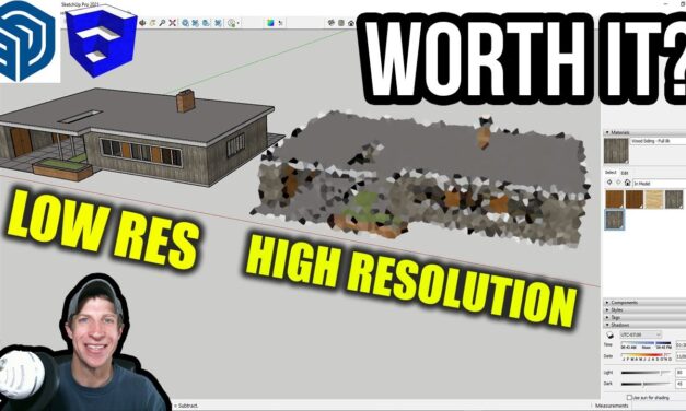 High Resolution Textures in SketchUp – WORTH IT?