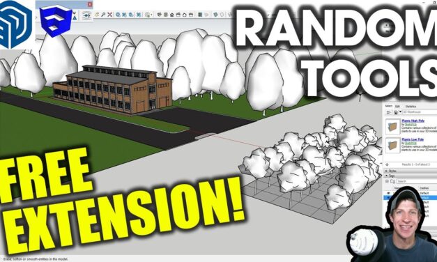 Quickly Randomly Place Trees with Random Tools – (Free Extension Tutorial)
