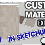 Creating Custom Materials INSIDE SKETCHUP Using the Architextures Extension!