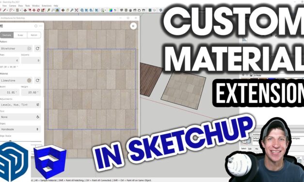 Creating Custom Materials INSIDE SKETCHUP Using the Architextures Extension!