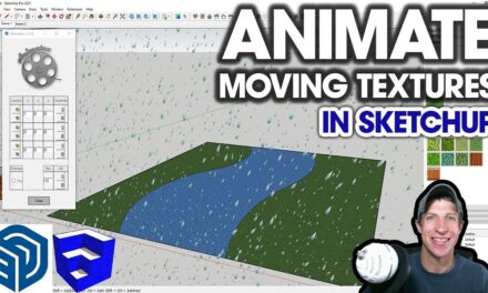 ANIMATING TEXTURE MOVEMENT in SketchUp? Trying the Animatex Extension!